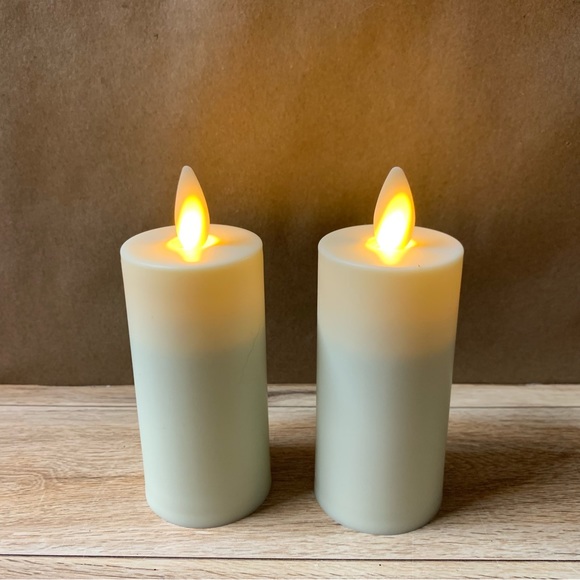 Accents New Raz Imports Liown Led Candle Moving Flame Ivory Votive Timer Flameless Poshmark